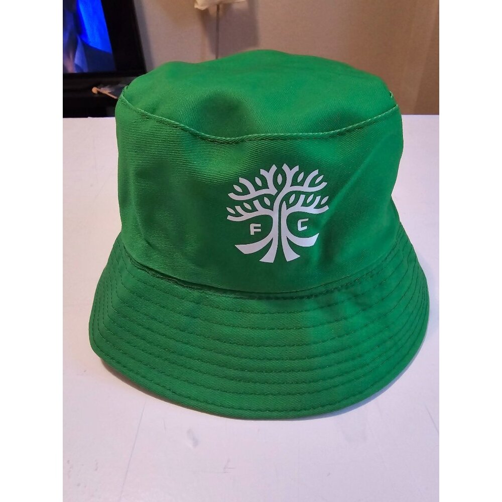 AUSTIN FC SOCCER BUCKET HAT GREEN mens/womens Reversible‎ to white side